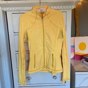 Yellow Lululemon Zip-Up Jacket